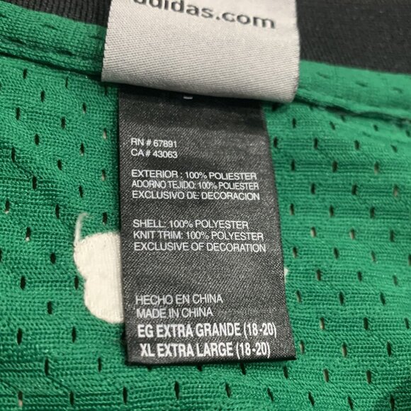 Adidas NBA Boston Celtics Kevin Garnett Green Stitched Jersey Youth Boys XL+2” - Picture 4 of 8